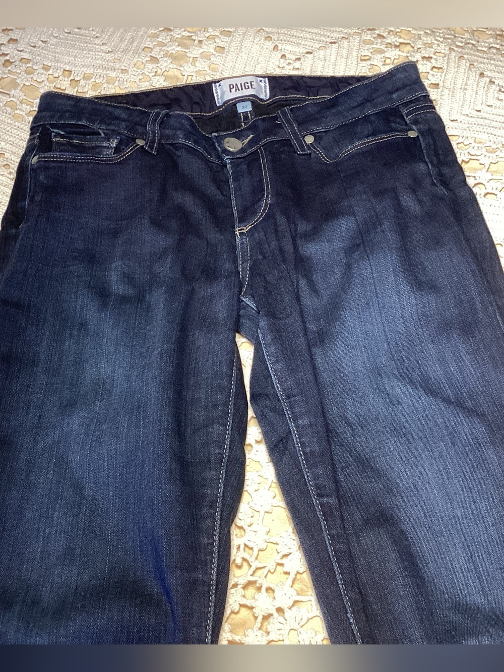 PAIGE Dark Indigo Women's Skinny Jeans